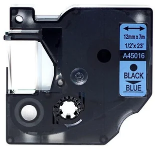 Dymo Taśma Do Druku 12mm/7m CZARNA/NIEBIESKA - Drukarki kart i etykiet - miniaturka - grafika 5