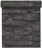 Tapety - A.S. Creation Tapeta 3D KAMIENIE ciemnoszara imitacja kamienia winylowa na flizelinie - miniaturka - grafika 1
