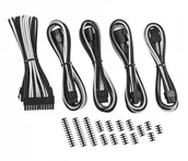 Kable komputerowe i do monitorów - CableMod ModMesh Cable Extension Kit 8+6 Czarno-Białe - miniaturka - grafika 1