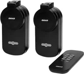 Systemy inteligentnych domów - Zestaw bezprzewodowych gniazd sterowanych pilotem 2+1, IP44 , wersja Schuko OR-GB-429(GS) - miniaturka - grafika 1