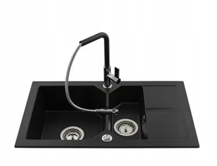 Zlewozmywak Zlew GRANITOWY_1,5 KOMORY_6 Kolorów - Zlewozmywaki z baterią - miniaturka - grafika 4