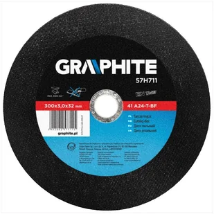 Graphite Tarcza tnąca do metalu 300x3x32mm 57H711 - Materiały ścierne - miniaturka - grafika 2