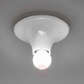 Lampy ścienne - Designerska lampa ścienna Teti, biała - miniaturka - grafika 1