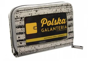 FOREVER YOUNG Portfel Skórzany Bułeczka FOREVER YOUNG Skóra Licowa Suwak 5157 - Portfele - miniaturka - grafika 7