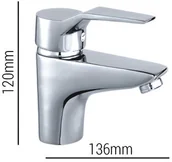 Baterie umywalkowe - ZXC ŁAZIENKI BATERIA UMYWALKOWA 3800-1 s5.7413800-1 - miniaturka - grafika 1