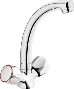 Deante Bateria umywalkowa stojąca NEO Teno Chrom bez korka automatycznego BON_020D - Baterie umywalkowe - miniaturka - grafika 3