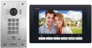 Eura Wideodomofon VDP-60A5/P WHITE 2EASY - jednorodzinny, LCD 7'', biały, szyfrator mechaniczny, podtynkowy VDP-60A5/P - Wideodomofony Eura Wideodomofon VDP-60A5/P WHITE 2EASY - jednorodzinny, LCD 7'', biały, szyfrator mechaniczny, podtynkowy VDP-60A5/P - Wideodomofony - miniaturka - grafika 1