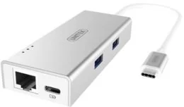 Unitek Adapter USB TYP-C Power Delivery USB 3.0/GIGA ETHERNET Y-9106 - Adaptery i przejściówki - miniaturka - grafika 6