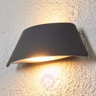 Lampy ogrodowe - LAMPENWELT.COM Glen, trapezowaty kinkiet zewnętrzny LED, IP65 - miniaturka - grafika 1