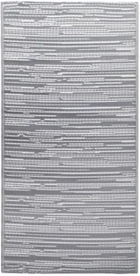 vidaXL Dywan na zewnątrz, szary, 120x180 cm, PP - Dywany zewnętrzne - miniaturka - grafika 3