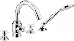 Deante Temisto Bateria nawannowa 4 otworowa chrom BQT014D - Baterie wannowe i prysznicowe - miniaturka - grafika 2