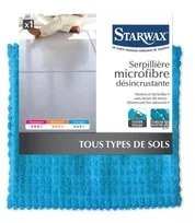 Starwax Ścierka do czyszczenia podłóg STARWAX, niebieska, 25,5x28,5 cm, 1 szt. - Ściereczki, gąbki, czyściki - miniaturka - grafika 2