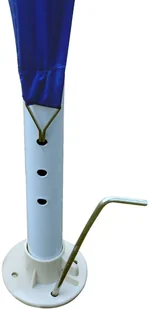 vidaXL Namiot ogrodowy, imprezowy 3x3, niebieski - Pawilony ogrodowe - miniaturka - grafika 4