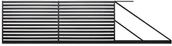 Ogrodzenia - Polbram Steel Group Brama przesuwna Steel Group Lara 2 prawa 4 x 1 54 m czarna - miniaturka - grafika 1
