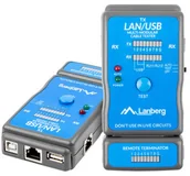 Akcesoria TV-SAT - Tester Kabli RJ45 Lan RJ12 Utp Ftp Usb Poe Lanberg - miniaturka - grafika 1