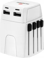 Adaptery i przejściówki - Skross Uniwersalny adapter podróżny Usb Eu Usa Uk - miniaturka - grafika 1