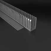 Kanały kablowe - Korytko EM GROUP grzebieniowe 60x100 Kanał kablowy z pokrywą 1m 0708 E184 - miniaturka - grafika 1