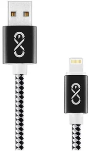 eXc Kabel USB 2.0 eXc DIAMOND USB A(M) - Lightning 8-pin(M), 1,5m, czarno-szary 5901687937380 - Kable USB - miniaturka - grafika 3