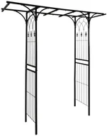 Kratki i pergole - Pergola ogrodowa 52x52x206 cm prosta metalowa Lustan - miniaturka - grafika 1