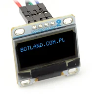 Podzespoły elektroniczne - Velleman Wyświetlacz OLED VMA438 niebieski graficzny 0,96'' 128x64px I2C VEL-13901 - miniaturka - grafika 1