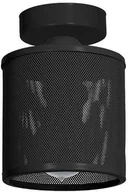 Lampy sufitowe - Milagro Natynkowa LAMPA sufitowa LOUISE 666 metalowa OPRAWA plafon siatka czarna 666 - miniaturka - grafika 1