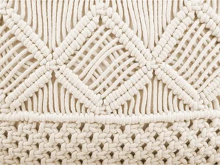 Beliani Zestaw 2 poduszek dekoracyjnych makrama 40 x 45 cm beżowy YORTAN - Poduszki dekoracyjne - miniaturka - grafika 8