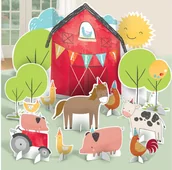 Urodziny dziecka - AMSCAN Dekoracje stołu Zwierzęta hodowlane - Mały Farmer - 11 szt. 280110 - miniaturka - grafika 1