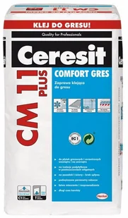 Ceresit Zaprawa klejowa do gresu CM11 PLUS Comfort Gres 25kg 1550928 - Kleje i inne preparaty budowlane - miniaturka - grafika 3