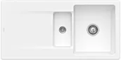 Zlewozmywaki - Villeroy & Boch Villeroy&Boch Siluet 60 R Zlewozmywak ceramiczny 1,5-komorowy CeramicPlus 100x51 cm do wbudowania z ociekaczem biały Weiss Alpin 333701R1 - miniaturka - grafika 1