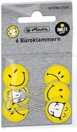 Artykuły biurowe - Herlitz  Spinacze SmileyWorld Fancy 6szt - miniaturka - grafika 1