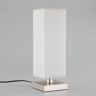 LINDBY Julina - materiałowa lampka nocna, szara - Lampy stojące - miniaturka - grafika 5