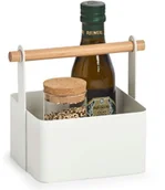 Pojemniki na przyprawy - ZELLER Pojemnik na przyprawy CADDY z rączką rozmiar S biały ZELLER 27386z - miniaturka - grafika 1