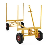 Wózki magazynowe - AJ Wózek do długich przedmiotów Nośność 2,5t Koła 450mm 30146 - miniaturka - grafika 1