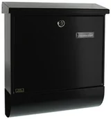 Skrzynki na listy - Burg Wächter Burg-Wächter Set Vario S skrzynka na listy, DIN A4, ze stali cynkowanej i pojemnik na gazety, czarny - miniaturka - grafika 1