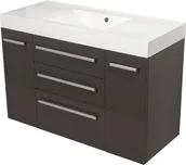 Szafki łazienkowe - Szafka wisząca z umywalką 120/50/C3 seria FOKUS Sz FKS-S-U120/50/C3 - miniaturka - grafika 1