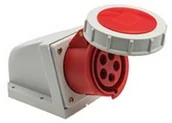 Zasilacze i transformatory - Pawbol Gniazdo siłowe stałe 16A 400V 5p IP67 B.1938 - miniaturka - grafika 1