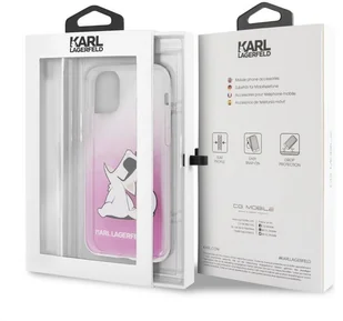 Karl Lagerfeld Choupette Fun Sunglasses - Etui iPhone 11 Pro (różowy) - Etui i futerały do telefonów - miniaturka - grafika 6