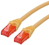Kable miedziane - Rotronic ROLINE 21152500 przewód krosowy "Kat.6 UTP, LSOH ", Component Level, żółty 5m 21152525 - miniaturka - grafika 1