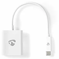 Kable - Nedis Adapter USB - USB 3.2 Gen 1 - wtyczka USB Type-C - HDMI - 0,20 m - okrągły - niklowany - PCW - biały CCGB64651WT02 - miniaturka - grafika 1