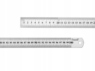 Przymiar Liniowy 300 MM Liniał Linijka Stalowy - Poziomice, łaty, miary - miniaturka - grafika 3