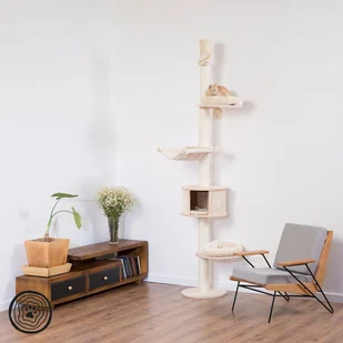 Natural Paradise Natural Paradise drapak sufitowy dla kota Magnolia Jasnoszary - Drapaki dla kotów Natural Paradise Natural Paradise drapak sufitowy dla kota Magnolia Jasnoszary - Drapaki dla kotów - miniaturka - grafika 1