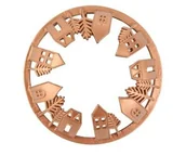 Świeczniki - Yankee Candle Nakładka na słoik Winter Village YC001166 - miniaturka - grafika 1