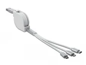 Kable USB - Delock Kabel USB Micro USB/Lightning/USB-C 1m - miniaturka - grafika 1