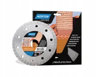 Tarcze do pił - NORTON Tarcza Diamentowa 180mm Ciągła Cegła Dachów - miniaturka - grafika 1