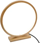 Lampy pozostałe - Atmosphera Lampa dekoracyjna ledowa okrągła bambus 32 LED B07PPZXDQS - miniaturka - grafika 1