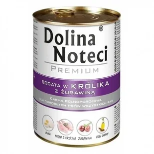 Dolina Noteci Premium Bogata W Królika Z Żurawiną 400g - Mokra karma dla psów - miniaturka - grafika 3