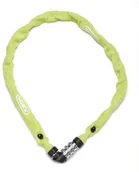 Łańcuchy rowerowe - Abus łańcuch z zamkiem 1200/60, długość: 60 cm, żółty, 60 cm 563409 - miniaturka - grafika 1