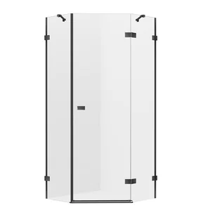 New Trendy EXK-3874 KABINA AVEXA BLACK PI$735CIOKąTNA P 80x80x200 CZYSTE 6mm ACTIVE SHIELD - Kabiny prysznicowe - miniaturka - grafika 2