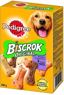 Pedigree Biscrok w 3 różnych smakach - 500g - Suplementy i witaminy dla psów Pedigree Biscrok w 3 różnych smakach - 500g - Suplementy i witaminy dla psów - miniaturka - grafika 1