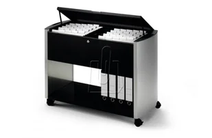 Durable Wózek na teczki zawieszane Design Line 100 Top antracytowy/srebrny 3080- - Inne meble biurowe - miniaturka - grafika 2